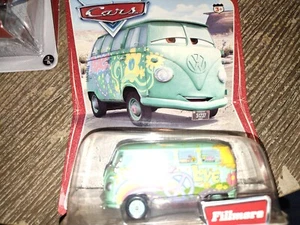 Disney pixar cars Seies 1 Fillmore (with correct spelling) & Tuners Wingo wFlame - Picture 1 of 5