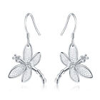 925 Solid Sterling Silver Plated Women NEW Fashion Earring Gift Wholesale EW008