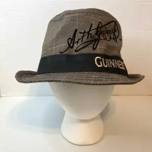 Mercancía Oficial Guinness Cerveza Fedora Marrón Sombrero a Cuadros Nuevo con Etiquetas - Imagen 1 de 8