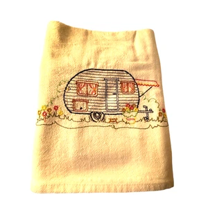 Geschirrtuch Geschirrtücher zum Hinterziehen Camper Camper Reise 100 % Baumwolle 32" x 36" NEU - Bild 1 von 7