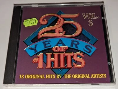 *NEW/SEALED* 25 Years of Hits Vol. 3 Oldies Compilation CD Jackson 5/Rod Stewart - Imagem 1 de 3