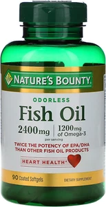 Nature'S Bounty Fish Oil, Supports Heart Health, 2400Mg, Coated Softgels, 90 Ct. - Picture 1 of 13