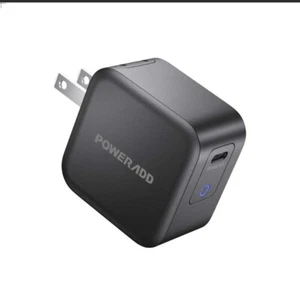 USB C Wall Charger, POWERADD 61W PD Charger [GaN tech ] Foldable - Picture 1 of 7