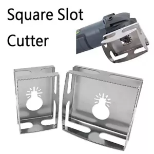 Electrical Cutter Tool Square Hole Saw Blade Woodworking Wall Box Square Slot - Picture 1 of 12