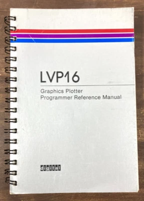 DEC LVP16 Graphics Plotter Programmer Reference Manual Digital Equipment Corp - Image 1 of 4