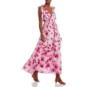 Banjanan Cosmos Cotton Long Maxi Dress COLOR FLORAL MIX SIZE L NEW - Picture 1 of 3