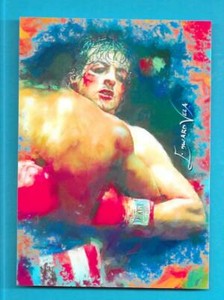 Rocky Balboa Artist Signed Giclee Print Card #3 33/50 2017 Sylvester Stallone