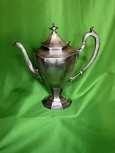 Antique Teapot Reed & Barton 3690 Silverplate Art Deco Coffee Tea Party Classic - Picture 1 of 4