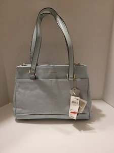 GIANI BERNINI Womens Glazed Classic Genuine leather tote shoulder bag purse - Picture 1 of 10