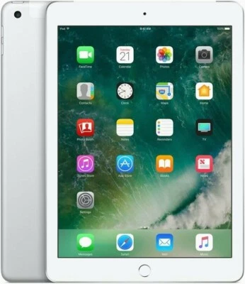 Apple iPad 5 9.7 5th Gen 128GB Wi-Fi Silver - Image 1 of 4
