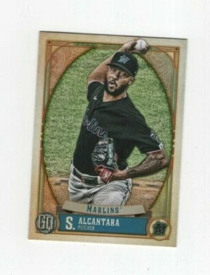 2021 TOPPS GYPSY QUEEN BASEBALL - SANDY ALCANTARA MIAMI MARLINS #168 - Image 1 of 3