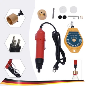 Nuovo Elettrico Portatile Bottiglia Tappo a Vite Tappo Tappo Rosso 220V - Foto 1 di 12