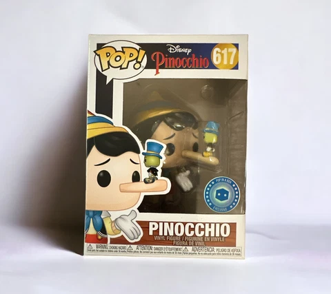Pinocchio with Jiminy Cricket Pop! Vinyl Figure #617 Disney Cover