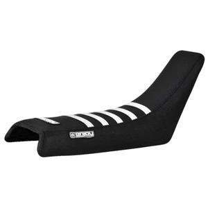 2001-2009 Cobra CX 50 KING Seat Cover By Enjoy MFG ALL BLACK WHITE RIBS #99 - Picture 1 of 5