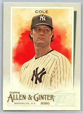 2020 Topps Allen & Ginter #238 Gerrit Cole New York Yankees - Image 1 of 2