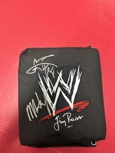 WWE AEW Jeff & Matt Hardy Boyz Jim Ross Turnbuckle Pad Signed Autograph W Proof - Picture 1 of 9