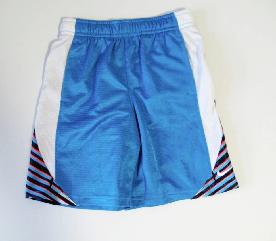 Nike Little Boys Colorblocked Printed Avalanche Shorts Blue Lagoon Sz 4 - NWT - Image 1 of 1