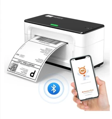 Munbyn Etikettendrucker Bluetooth Thermodrucker Versandetiketten DHL Hermes DPD