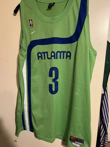 Nike Shareef Abdur-Raheem Atlanta Hawks #3 NBA Jersey Size XXL Cover