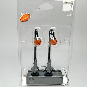 Luces de calle Lemax Spooky Town PUMPKIN JACK-O-LANTERN funcionando con cubierta 64428 - Imagen 1 de 4