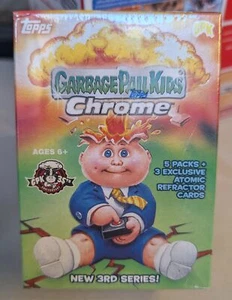 Topps Garbage Pail Kids 2020 Chrome 3rd Series Blaster Box | 5 Packs - NEW - Picture 1 of 3