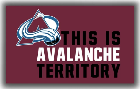 Colorado Avalanche TERRITORY Hockey Memorable Flag 90x150cm 3x5ft best Banner Cover