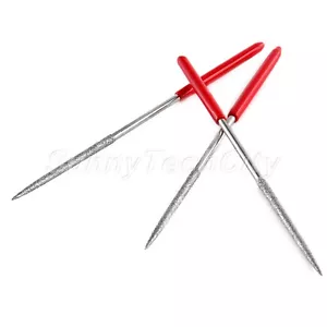 Mini Diamond Needle Files 3*140mm Round Needle File with Diamond Coating Kit - Picture 1 of 12