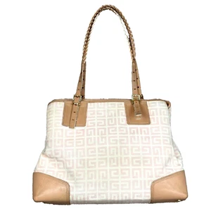 GIVENCHY Tasche Schultertasche Handtasche rosa Monogramm Logo Canvas - Bild 1 von 19