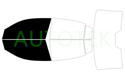 Película precortada ventanas delanteras de 2 puertas cualquier tono para Chrysler 200 sedán 2011-2014 Foto 1 de 4