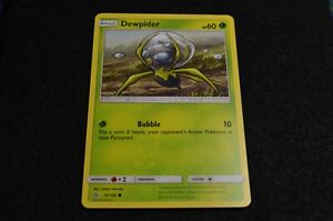 Pokemon DEWPIDER Sun & Moon Ultra Prism 16/156 NM/Mint Never Played Cards