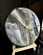 Antique Table Wall Clock - Classic Timepiece - Rustic Home Decor - Wooden Frame