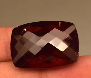 Natural Imperial Topaz Certified 42.15 Ct Cushion Cut Loose Gemstone From Brazil - Picture 1 of 5