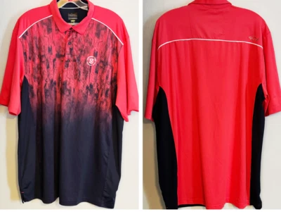 Camisa polo de golf Greg Norman Play Dry Whispering Pines Country Club XL para hombre Foto 1 de 4