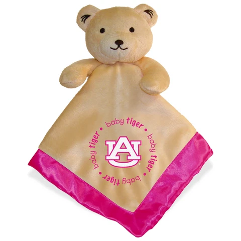 Auburn Tigers Pink Security Bear Receiving Blanket Cover