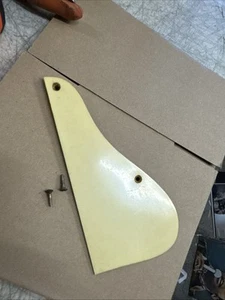 Vintage 1940s-50s Kay Mandolin Vintage A-Style pickguard w/ screws White - Picture 1 of 3