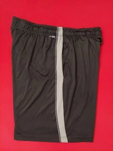 Tek Gear Dry Tek Shorts Men's Large Black & Gray Polyester Athletic - Imagen 1 de 10