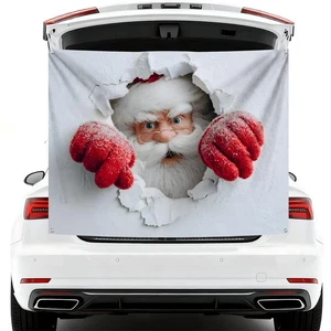 Kit de decoración de coche baúl o golosina de Navidad para SUV, decoración de coche puerta de garaje... - Imagen 1 de 7