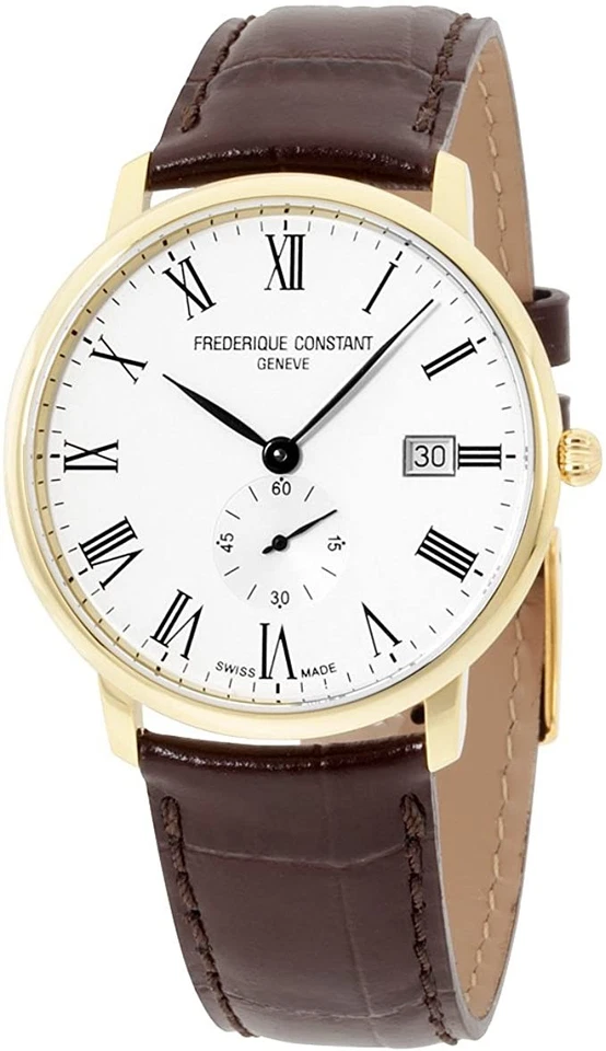 Frederique Constant Slim Line Leather Mens Watch - Image 1 of 3