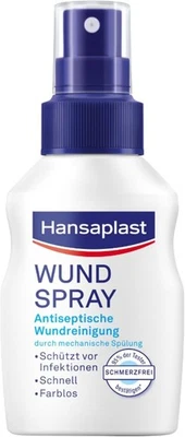 Hansaplast Wundspray 50 ml Antiseptische Wundreinigung farblos hautfreundlich - Bild 1 von 4