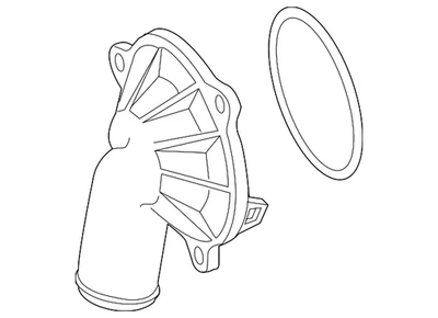 Genuine Audi Thermostat Housing 059-121-111-R - Image 1 of 3