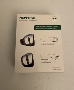 Microtouch Newtral Laser Mouse Silver USB Wired Large Ergonomic RIGHT HANDED NEW - Picture 1 of 4