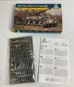 Italeri - American M12 Gun Motor Carriage Model Kit 1/72 Scale - Boxed - Picture 1 of 9