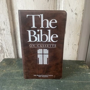 The Bible On Cassette Vol IV New Revised Standard Version New Testament 12 Tapes - Picture 1 of 9