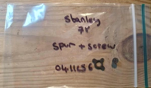 Vintage Stanley 78 Plane Spur & Screw Old Woodworking Hand Tools Carpentry Tool - Picture 1 of 2