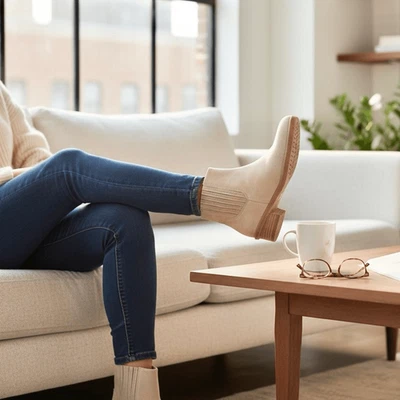 Dansko $220 Daisie Impermeable Cuero Nubuck Chelsea Botines Mujeres EU 36 NUEVO Foto 1 de 4