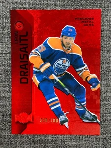 Leon Draisaitl 2023-24 Metal Universe Hockey PMG Precious Gems /100 #126 - Picture 1 of 2