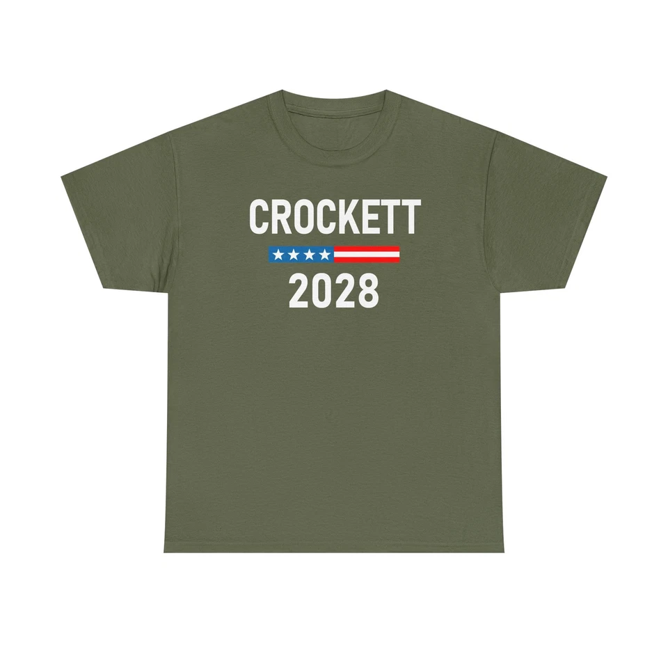 Camisa Jasmine Crockett 2028 Texas Congreso Demócrata para Presidente Crockett Camiseta Foto 1 de 1