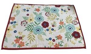 Fiesta Fiestaware Geschirr Trockenmatte Set mit zwei Blumen Floral Tischset - Bild 1 von 4