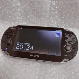 SONY PlayStation Vita PCH-1100 ZA01 Wi-Fi Model Crystal Black - Picture 1 of 7