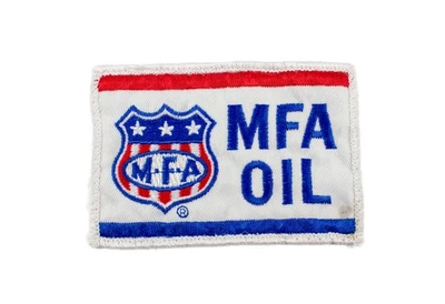 Parche de petróleo MFA vintage de los años 70 - Parche uniforme de gasolinera Foto 1 de 2